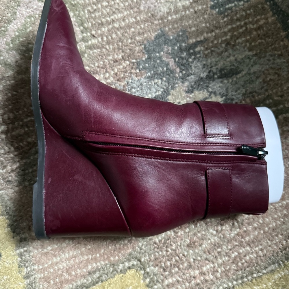 Sam Edelman Weslie Leather Wedge Boots - Picture 10 of 16